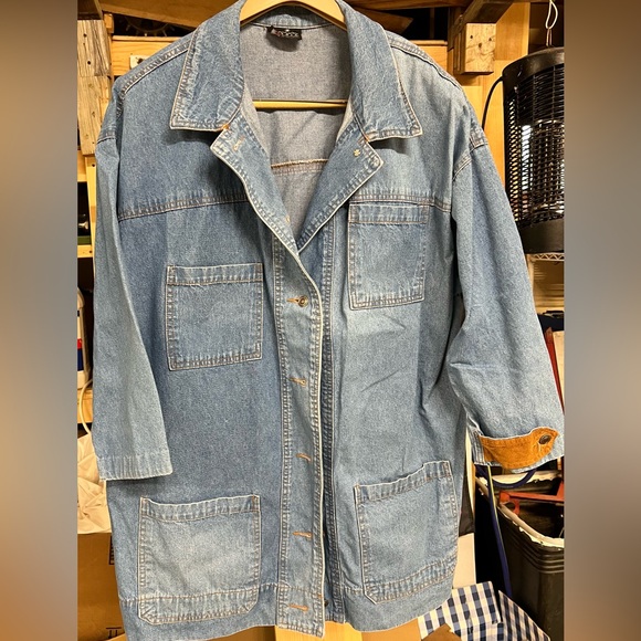 Dakota Sport Jackets & Blazers - Dakota Sport Women’s Long Jean Coat Size 1xl